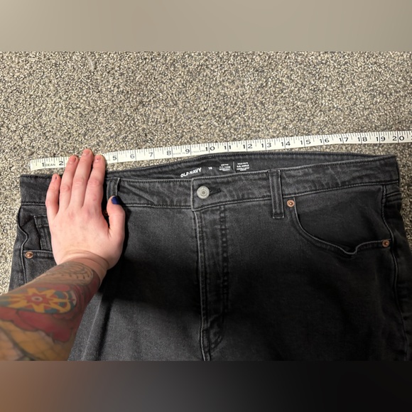 SOLD Sz 18 high rise ripped black jeans NWOT - Picture 4 of 8